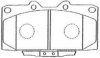 NISSA 4106045P90 Brake Pad Set, disc brake